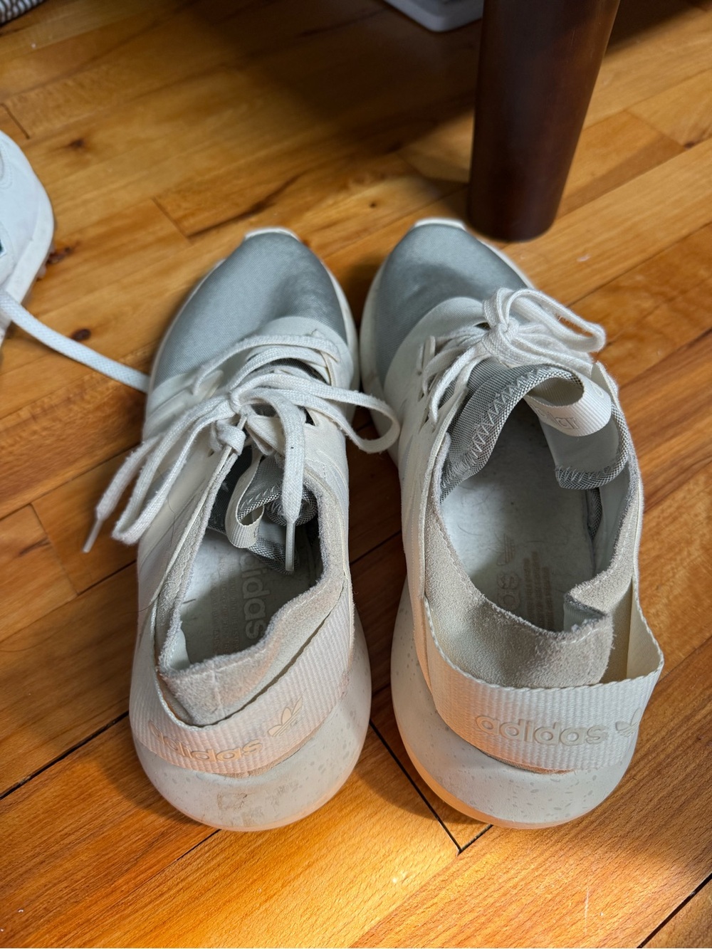 adidas Kids Beige Lace-Up Sneakers